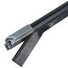A black and grey Unger ErgoTec Ninja squeegee channel with a metal clip.