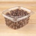 Genpak 16 oz. Clear Hinged Deli Container - 100/Pack Main Thumbnail 1