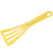 Mercer Culinary M35110YL Hell's Tools® 12" Yellow High Temperature Slotted Turner / Spatula Main Thumbnail 3