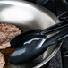 Mercer Culinary M35100BK Hell's Tools® 9 1/2" Black High Temperature Plastic Tongs Main Thumbnail 12