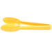 Mercer Culinary M35100YL Hell's Tools® 9 1/2" Yellow High Temperature Plastic Tongs Main Thumbnail 4