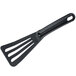 Mercer Culinary M35110BK Hell's Tools® 12" Black High Temperature Slotted Turner / Spatula Main Thumbnail 3