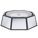 Cal-Mil IP501-110 24" x 14" Rotating Ice Carving Mirror Pedestal with Drainage Hose and 110V LED Lighting Main Thumbnail 2
