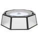 Cal-Mil IP501-110 24" x 14" Rotating Ice Carving Mirror Pedestal with Drainage Hose and 110V LED Lighting Main Thumbnail 5