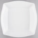 A white square bowl with a square edge.