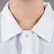 Chef Revival CS006 White Unisex Customizable Short Sleeve Cook Shirt Main Thumbnail 4