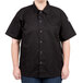 Chef Revival CS006 Black Unisex Customizable Short Sleeve Cook Shirt Main Thumbnail 3