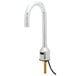Equip by T&S 5EF-1D-DG Deck Mounted Sensor Faucet with 5 11/16" Rigid Gooseneck Spout and 2.2 GPM Aerator Main Thumbnail 1
