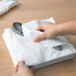 Choice 16" x 16" WrapNap White 1/4 Fold 2-Ply Dinner Napkin - 3000/Case Main Thumbnail 5