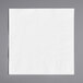 Choice WrapNap White 1/4 Fold 2-Ply Dinner Napkin 16" x 16" - 3000/Case