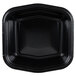 Genpak 50005 Smart-Set 7" x 7" Black Foam Serving Tray - 500/Case Main Thumbnail 2