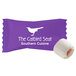 A purple package of Customizable Assorted Jelly Filled Buttermints with a white object on it.