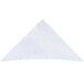 A white triangle shaped Chef Revival neckerchief.