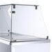 Excellence ACSG-00004 Straight Glass Sneeze Guard for EDC-8 Ice Cream Freezer Dipping Cabinet Main Thumbnail 2