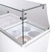 Excellence ACSG-00004 Straight Glass Sneeze Guard for EDC-8 Ice Cream Freezer Dipping Cabinet Main Thumbnail 5