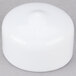 A white plastic round cap for Nemco cheese blockers on a gray surface.