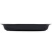 A black rectangular plastic bowl.