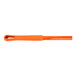 A Carlisle Sparta commercial broom with orange flagged bristles and a long plastic handle.