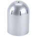 A silver metal Nemco bulb warmer hood with holes in it.