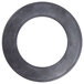 A black rubber ring with a white circle.