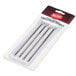 A package of 4 Tablecraft chrome-plated shellfish forks.