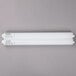 A white rectangular package with two white fluorescent tubes inside.