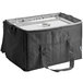 Choice Black Large Insulated Nylon Cooler Bag with Brick Cold Packs (Holds 72 Cans) Main Thumbnail 4