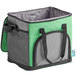A green and black Choice insulated cooler bag with a handle.
