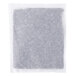 A close-up of a white square Bromley Gallon Decaffeinated Black Iced Tea filter bag.