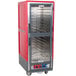 Metro C539-CLDC-L C5 3 Series Low Wattage Lip Load Heated Holding and Proofing Cabinet with Clear Dutch Doors - Red Main Thumbnail 1