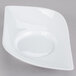 CAC COL-12 Fashion 12" Bright White Porcelain Eye Bowl - 12/Case Main Thumbnail 3