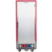 Metro C539-CLFS-4 C5 3 Series Low Wattage Heated Holding and Proofing Cabinet with Solid Single Door - Red Main Thumbnail 2