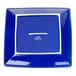Tuxton BCH-1016 10 1/8" x 10 1/8" x 1 1/8" Cobalt Blue Square China Plate - 12/Case Main Thumbnail 4