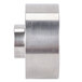 A close-up of a stainless steel metal Waring bearing cap.