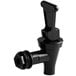 Choice Black Replacement Faucet for Plastic Beverage Dispensers Main Thumbnail 3