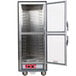Metro C539-HLDC-4 C5 3 Series Insulated Low Wattage Full Size Hot Holding Cabinet with Fixed Wire Slides and Clear Dutch Doors - Gray Main Thumbnail 3