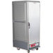 Metro C539-HLFS-4 C5 3 Series Insulated Low Wattage Full Size Hot Holding Cabinet with Fixed Wire Slides and Solid Door - Gray Main Thumbnail 1