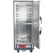 Metro C539-HLDS-U C5 3 Series Insulated Low Wattage Full Size Hot Holding Cabinet with Universal Wire Slides and Solid Dutch Doors - Gray Main Thumbnail 4