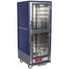 Metro C539-HLDC-U C5 3 Series Insulated Low Wattage Full Size Hot Holding Cabinet with Universal Wire Slides and Clear Dutch Doors - Blue Main Thumbnail 1