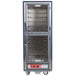 Metro C539-HLDC-U C5 3 Series Insulated Low Wattage Full Size Hot Holding Cabinet with Universal Wire Slides and Clear Dutch Doors - Blue Main Thumbnail 2