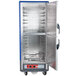 Metro C539-HLDS-U C5 3 Series Insulated Low Wattage Full Size Hot Holding Cabinet with Universal Wire Slides and Solid Dutch Doors - Blue Main Thumbnail 3
