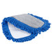 Carlisle 363311814 18" Blue Microfiber Dry Mop Pad Main Thumbnail 5