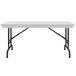Correll Folding Table, 24" x 48" Plastic Adjustable Height, Gray - R-Series Main Thumbnail 2