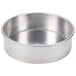 An American Metalcraft aluminum round cake pan.