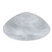 An American Metalcraft Translucence Collection round bowl with a white and grey stone pattern.