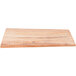 An American Metalcraft olive wood serving board on a white background.