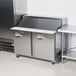 Traulsen UPT488-RR 48" 2 Right Hinged Door Refrigerated Sandwich Prep Table Main Thumbnail 1