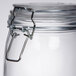 American Metalcraft HMJ5 26 oz. Glass Hinged Apothecary Jar Main Thumbnail 5