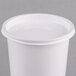 Solo MicroGourmet White Recessed Polypropylene Lid - 500/Case Main Thumbnail 6
