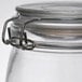 American Metalcraft HMJ6 35 oz. Glass Hinged Apothecary Jar Main Thumbnail 6